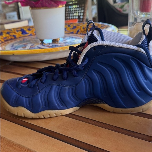 Nike Air Foamposite Pro USA sneakers in blue and red main image 12